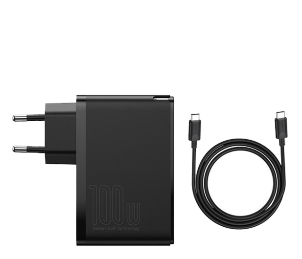 BASEUS Ładowarka sieciowa GaN2 Pro (100W, 2x USB-C, 2x USB-A)) CCGAN2P-L01 - 1079270 - zdjęcie